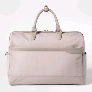 Open Story Taupe Weekender Bag